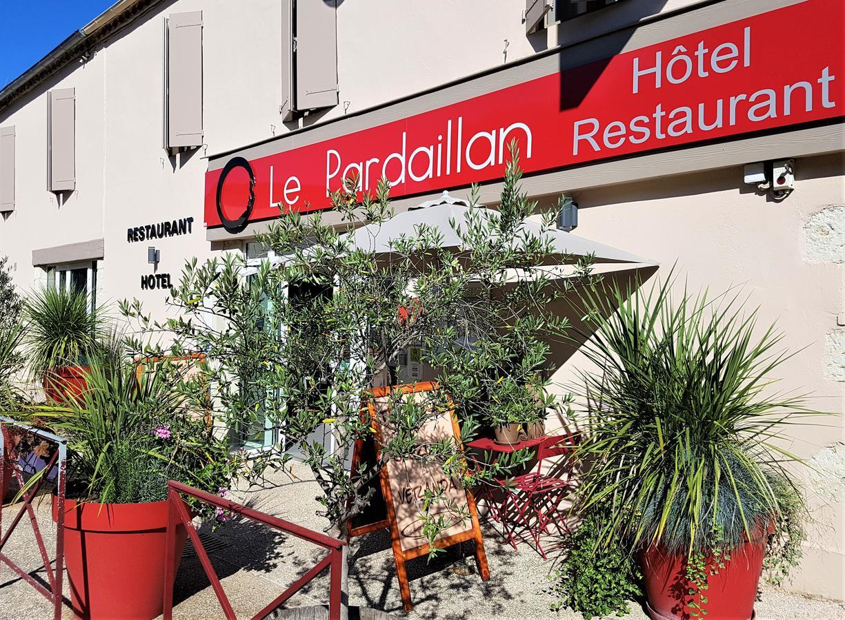 Logis Hotel & Restaurant Le Pardaillan Gondrin Eksteriør bilde